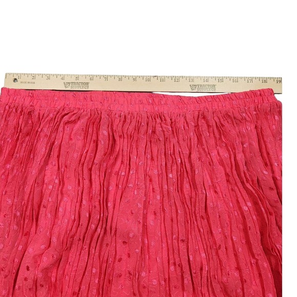 BADGLEY MISCHKA AMERICAN GLAMOUR Full Length Floral Embroidered Maxi Skirt Sz 1X - Picture 6 of 8